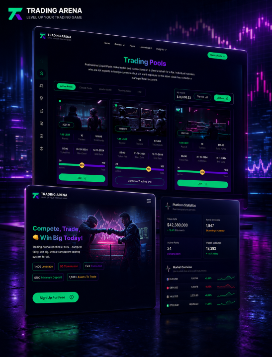 Trading Arena product screenshot